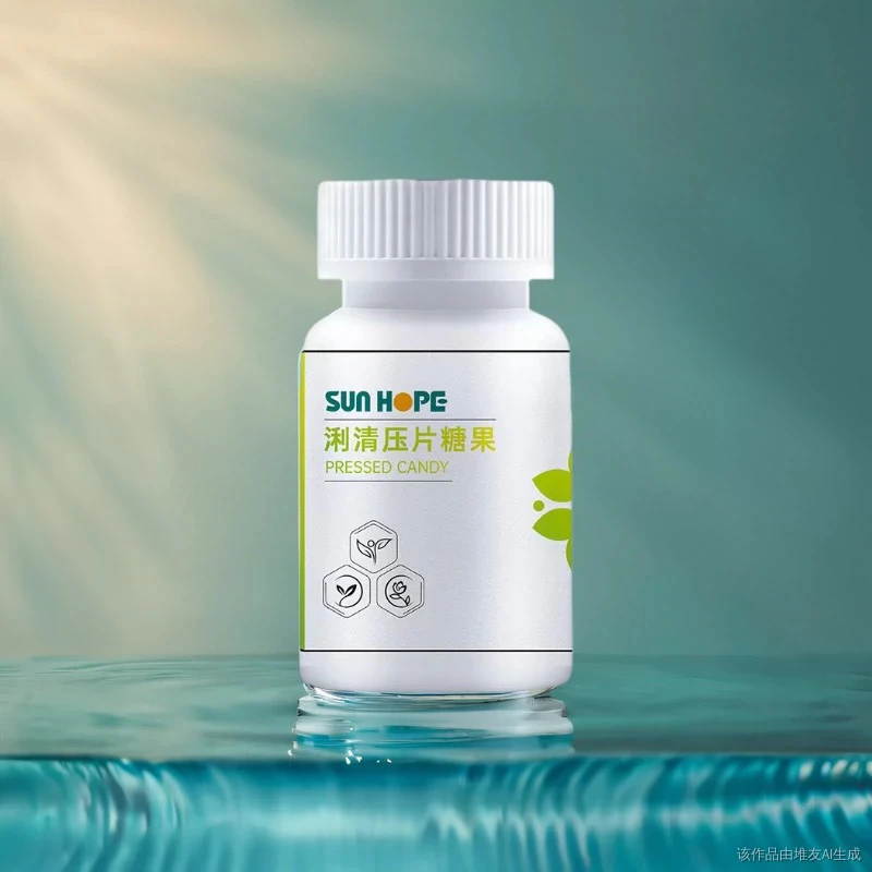 尚赫浰清压片糖果果片 沥青片 60粒/瓶尚赫正品
