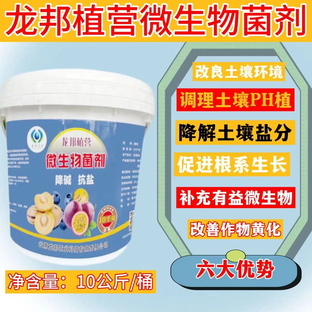 8号龙邦植营微生物菌剂枯草芽孢杆菌黄化肥生根肥菌剂土壤调理