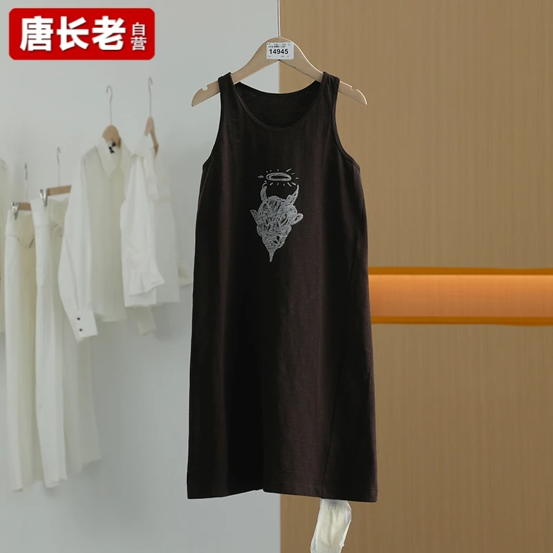 【唐长老自营】货号14945童装夏新款无袖休闲百搭连衣裙JTZ