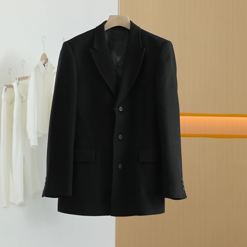 【唐长老自营】货号13614男装冬新款毛呢西服J