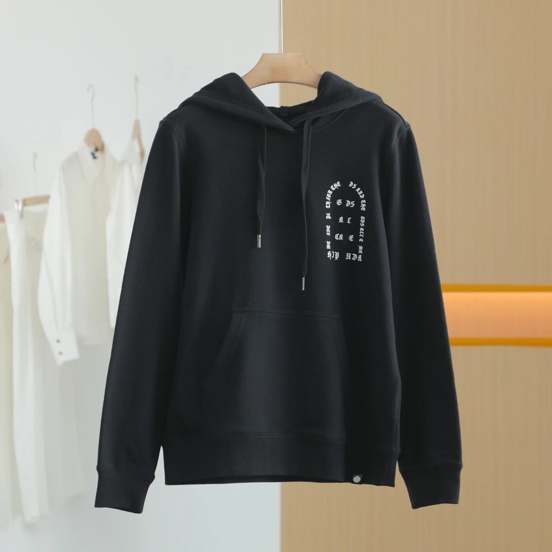 【唐长老自营】货号60271女装新款黑色连帽卫衣-熊m