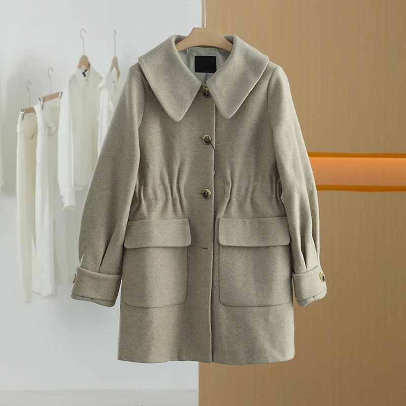 【唐长老自营】货号M0068女装冬新款收腰舒适大衣MSL