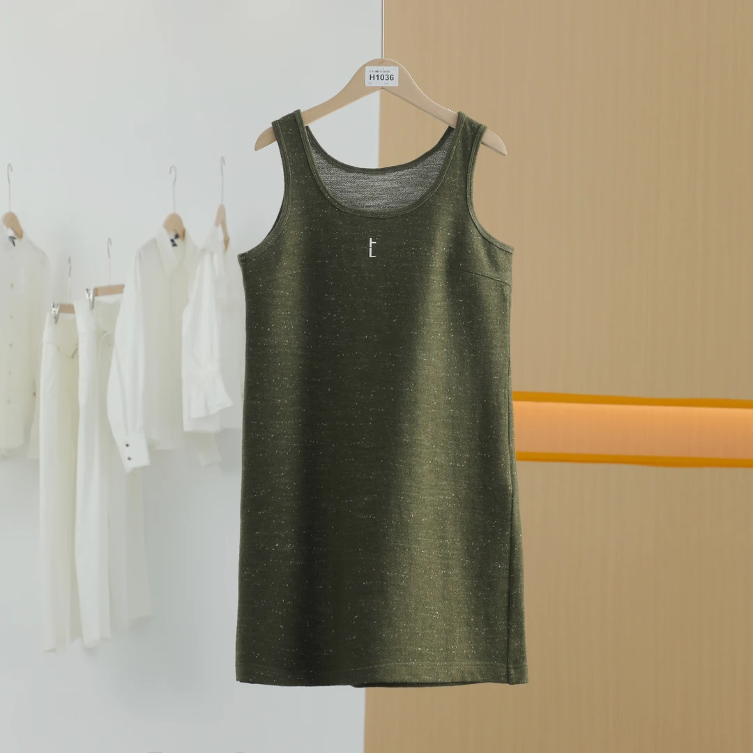 【唐长老自营】货号H1036女装新款圆领休闲连衣裙HBL