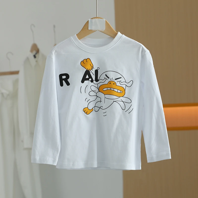 【唐长老自营】货号98992童装春秋新款休闲印花T恤YTZ