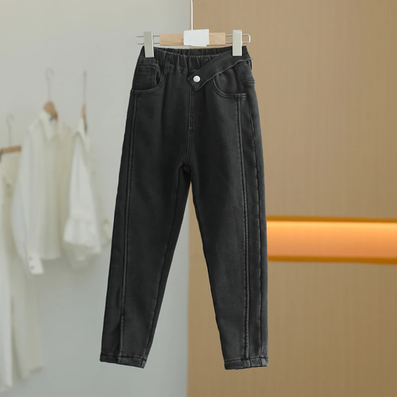 【唐长老自营】货号49291童装春秋直筒百搭牛仔裤YY-TZ