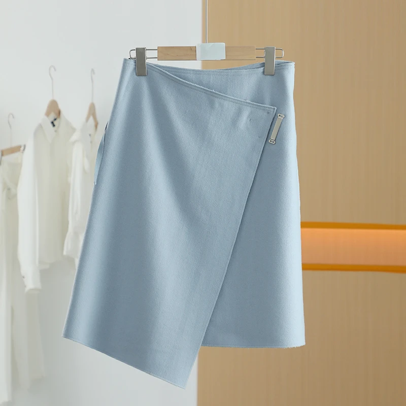 【唐长老自营】货号84304女装冬新款中长款腰裙J