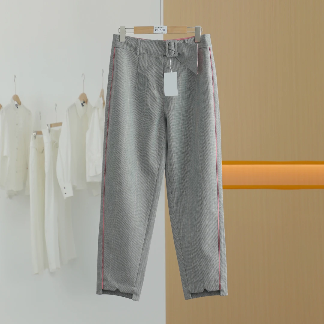 【唐长老自营】货号H0550女装新款简约修身裤子HBL