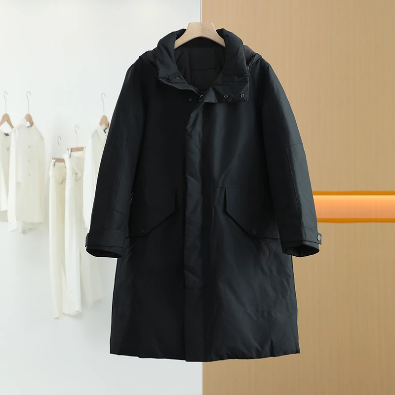 【唐长老自营】货号88242男装冬新款中长款羽绒服J