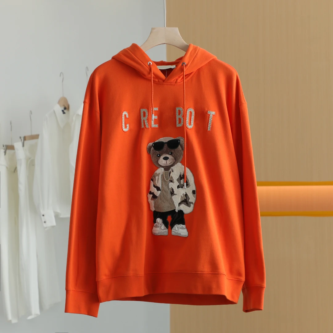 【唐长老自营】货号28102男装新款连帽卫衣OSL41-11宽松休闲百搭