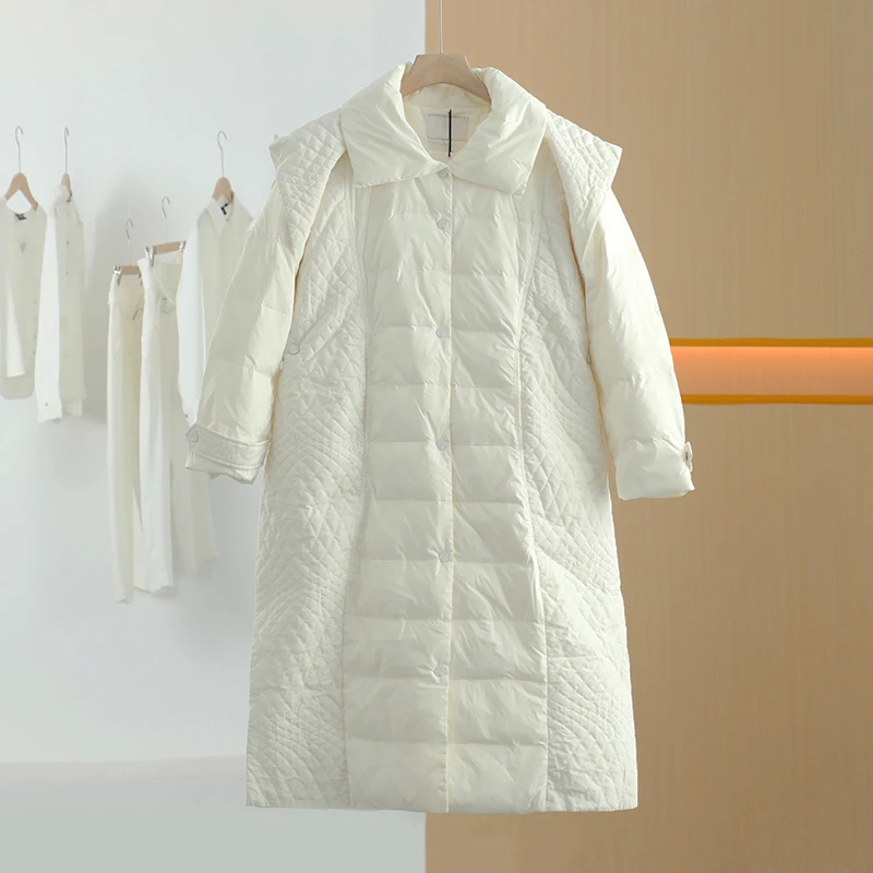 【唐长老自营】货号49582女装冬新款简约百搭保暖羽绒服ALY