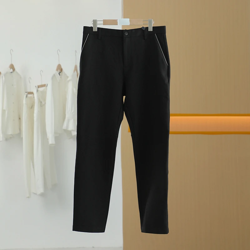 【唐长老自营】货号13469男装春秋装简约九分裤J