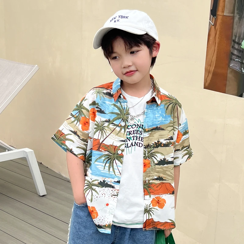 陈大猪男童【假日椰林】野外儿童休闲系列款帅气旅游中大童MKX3300