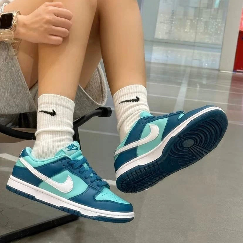 Nike/耐克DUNK LOW 牛油果绿色百搭女子低帮运动休闲鞋DD1503-301
