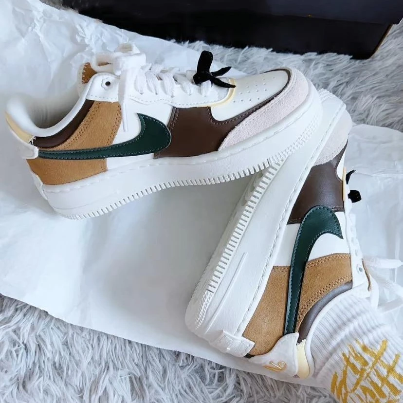 耐克Nike Air Force 1 LOW SHADOW 女款休闲板鞋复刻鞋FB1857-111