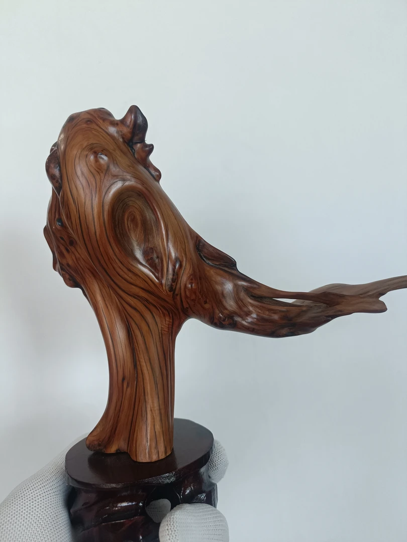 太行陈化崖柏小摆件手工创意摆设雕刻