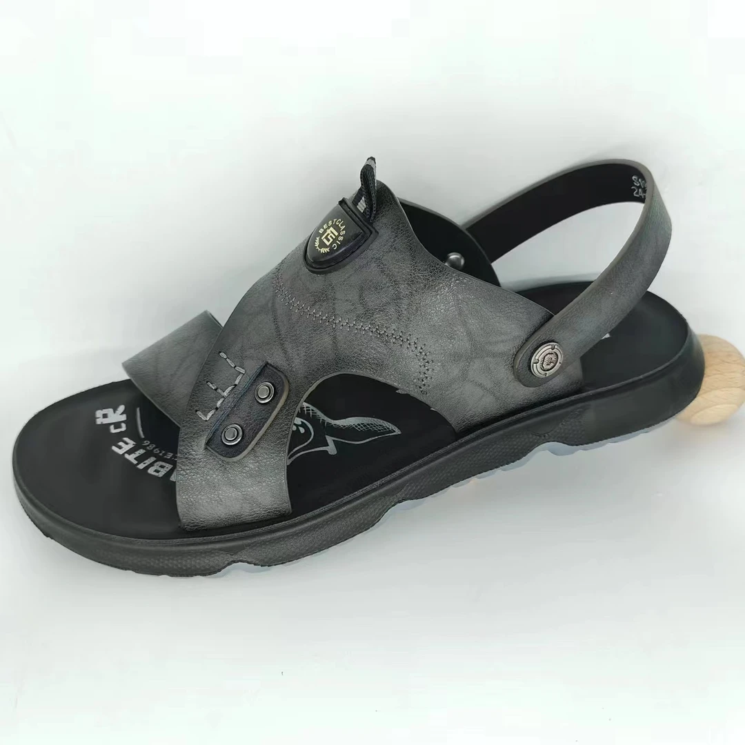 迈克犀牛男士户外鞋休闲沙滩鞋软底一脚蹬凉鞋夏季透气