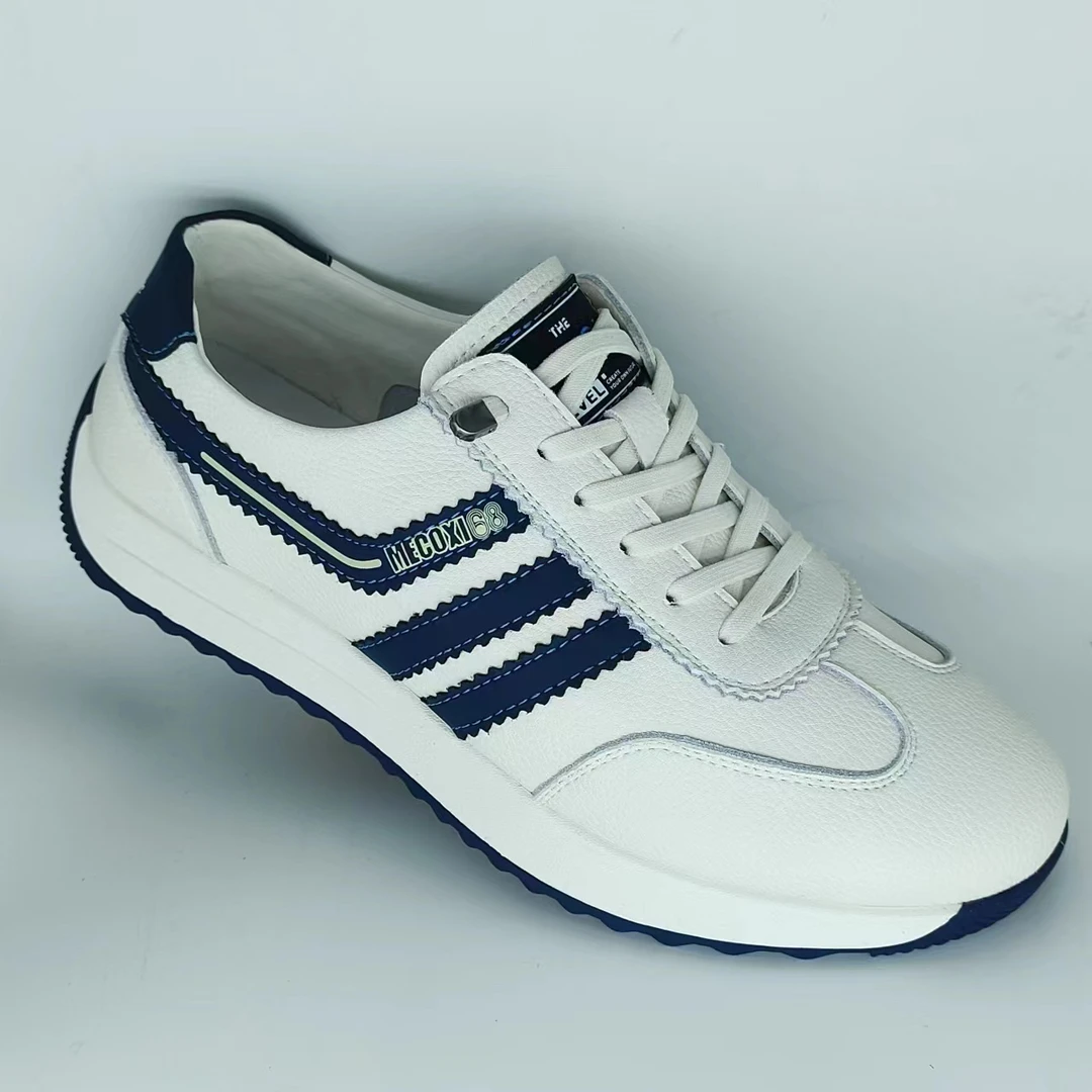 迈克犀牛男士休闲小白鞋百搭透气潮鞋德训鞋阿甘鞋软