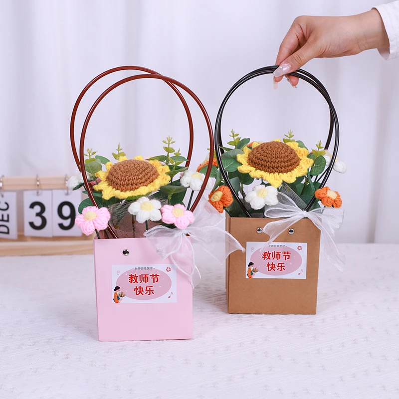 送教师节礼物2024年新款手工diy制作花朵摆件成品送男女老师推荐