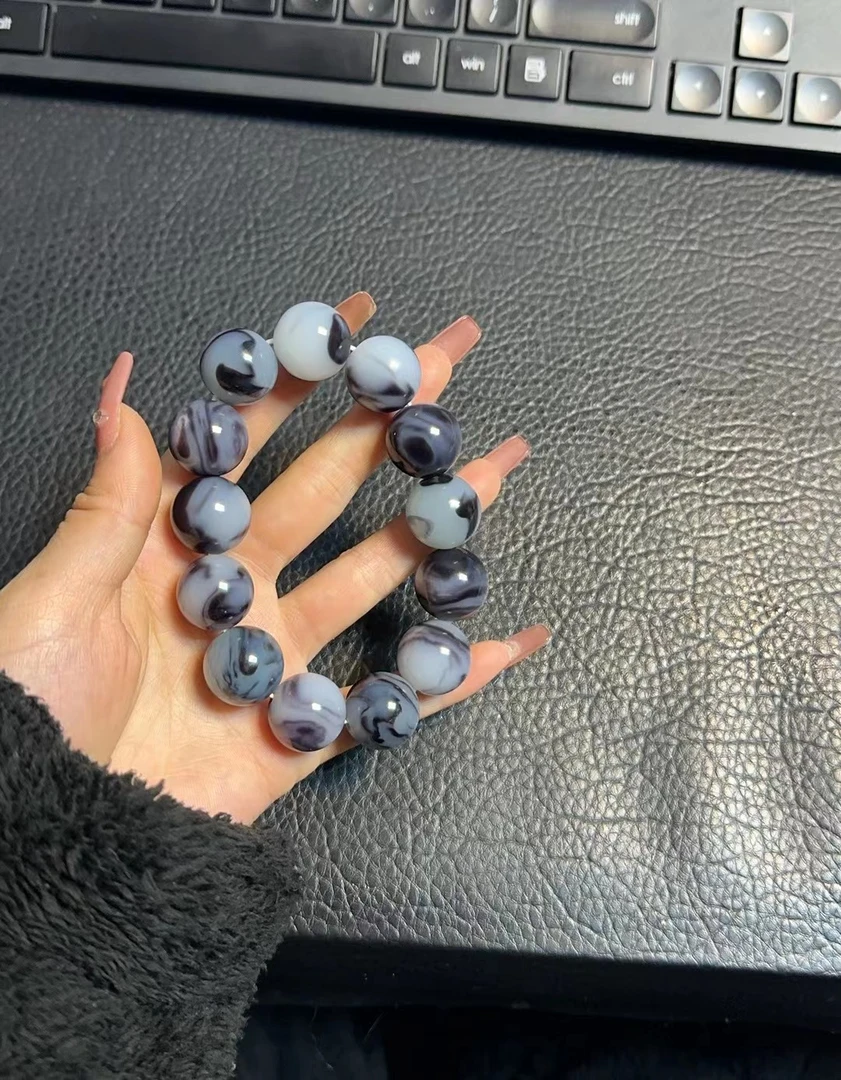 水墨青花手串（花色随机）