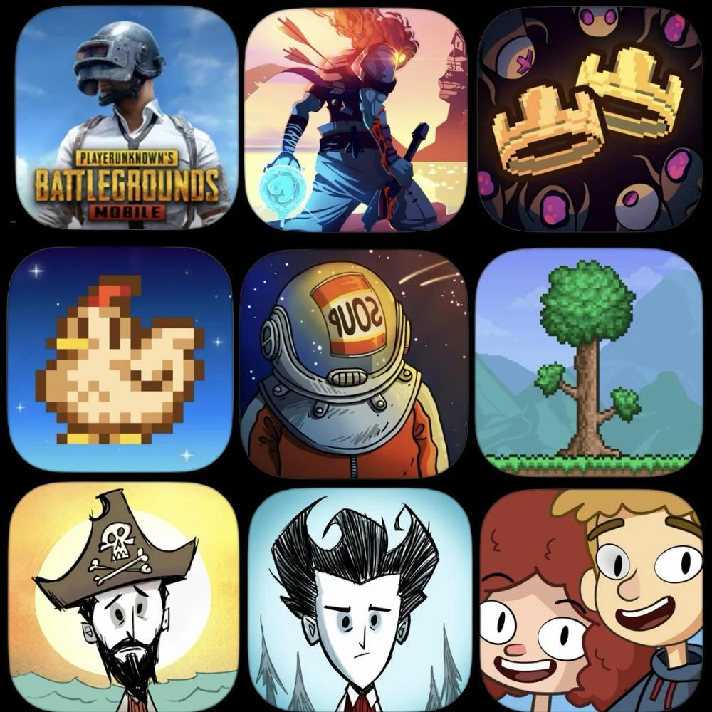 PUBG/误入歧途/重生细胞/避难所/饥荒/泰拉瑞亚/王国/星露谷物语
