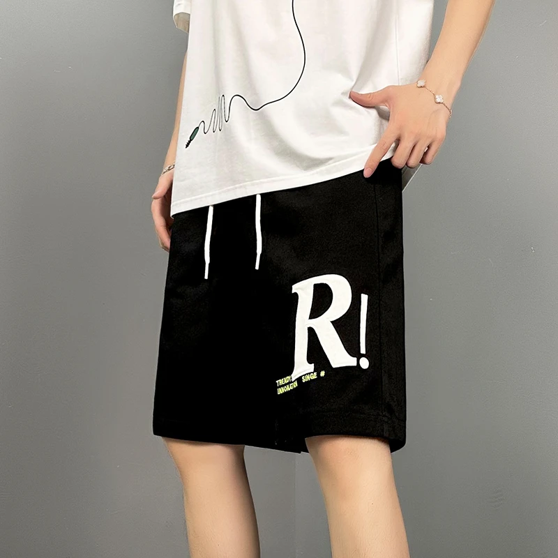 粉丝回馈美式短裤高街潮流百搭宽松休闲直筒运动裤潮牌中裤XH5815