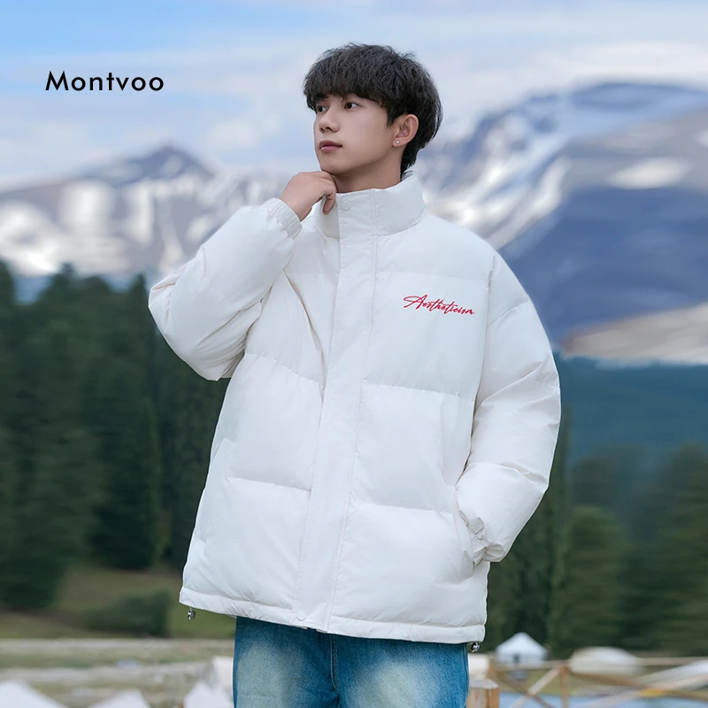 2024冬季新款棉服男百搭潮流加绒加厚韩版青少年保暖棉衣外套8886