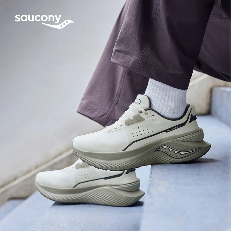 Saucony索康尼新款凌迅SHIFT FLOW防泼水训练舒适跑鞋缓震运动鞋