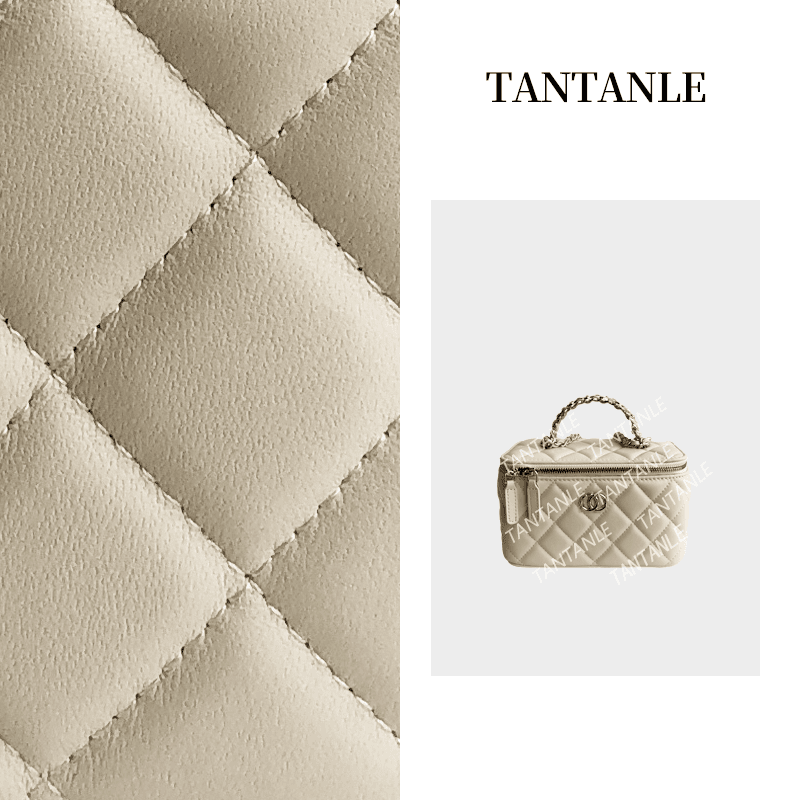 TanTanLe高定单肩手提斜跨时尚百搭气质潮流简约多功能女包白色