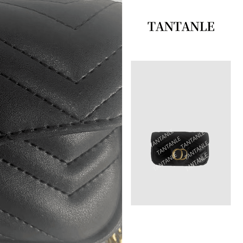 TanTanLe高定时尚女士真皮单肩斜跨便携腋下质感百搭女包