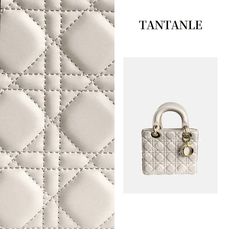 TanTanLe千羽·原创设计 高定菱格单肩斜跨时尚百搭小香风女包
