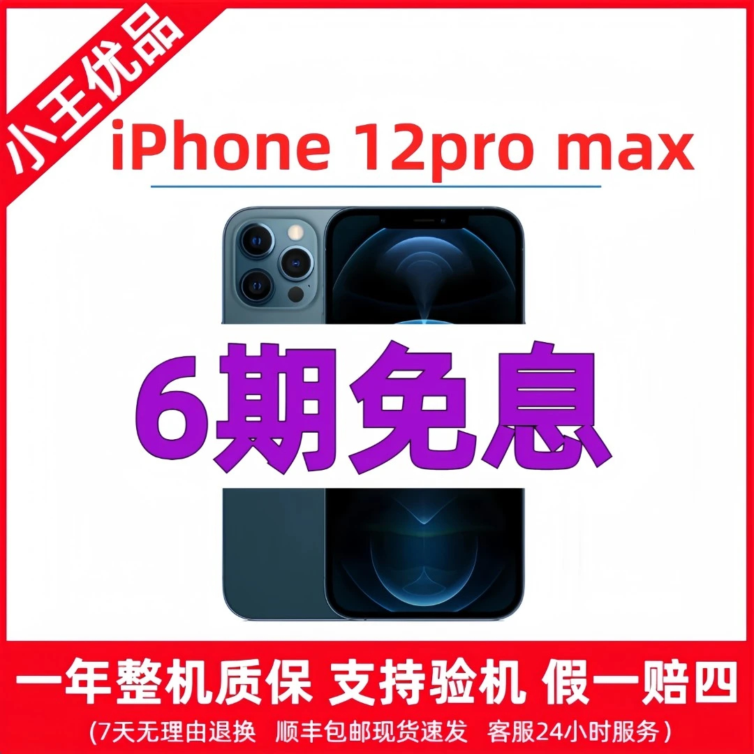 全新未使用 Apple/苹果 12promax 6期免息 未激活国行三网通 严选