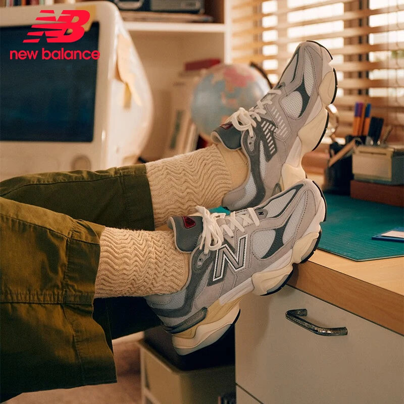 NEW BALANCE 9060系列男女鞋复古拼接千禧小象蹄运动鞋 U9060GRY