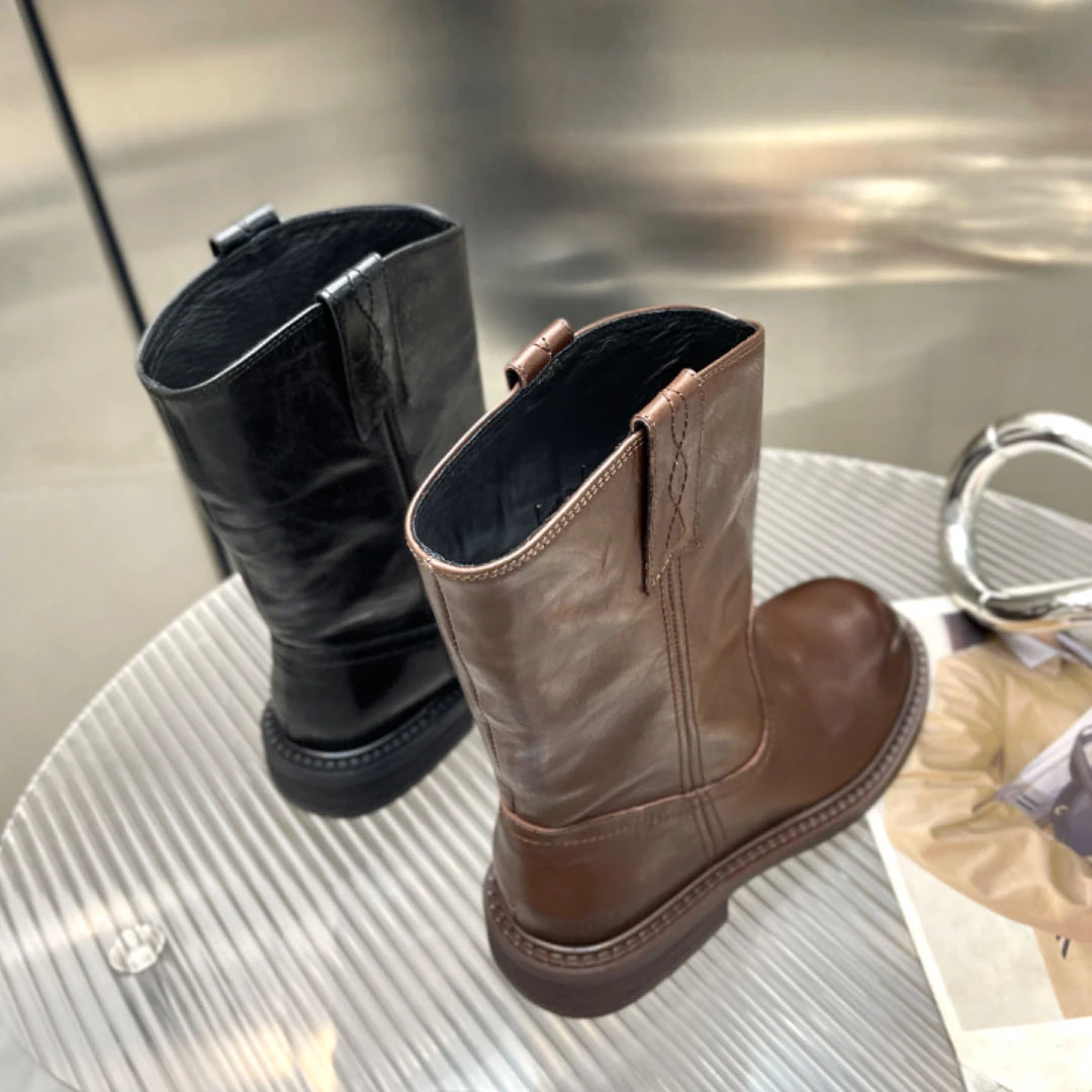 3X158米F<小风7月未结>欧货真皮女鞋03