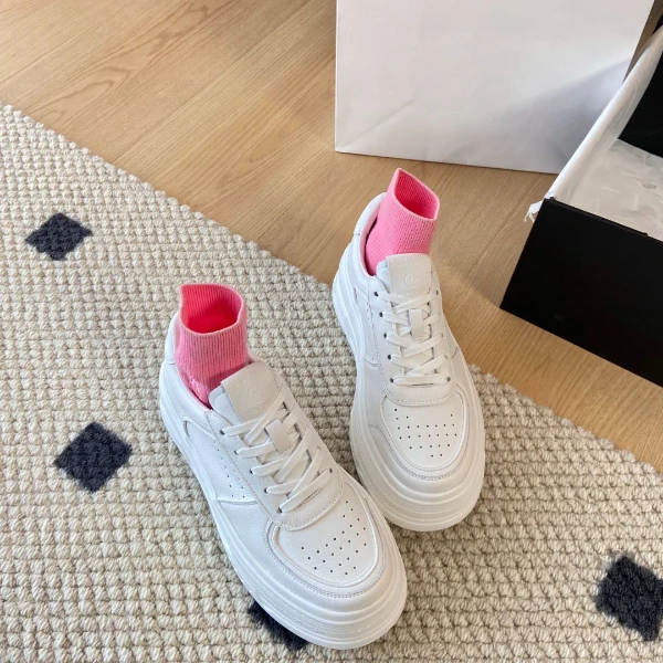 BAO/宝小姐松糕厚底春季新款增高小白鞋百搭潮流板鞋0522