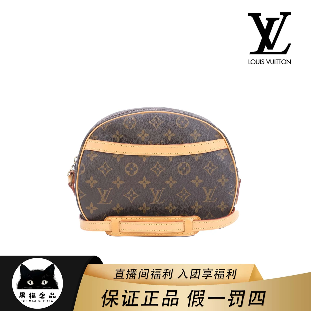 95新 LouisVuitton/路易威登 中古苹果包/斜挎肩包/经典老花/换新