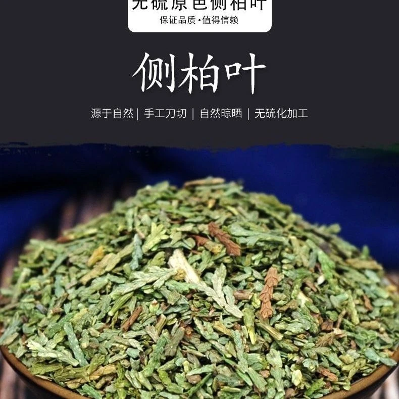 野生干侧柏叶扁柏柏树干叶新货侧柏叶中药材