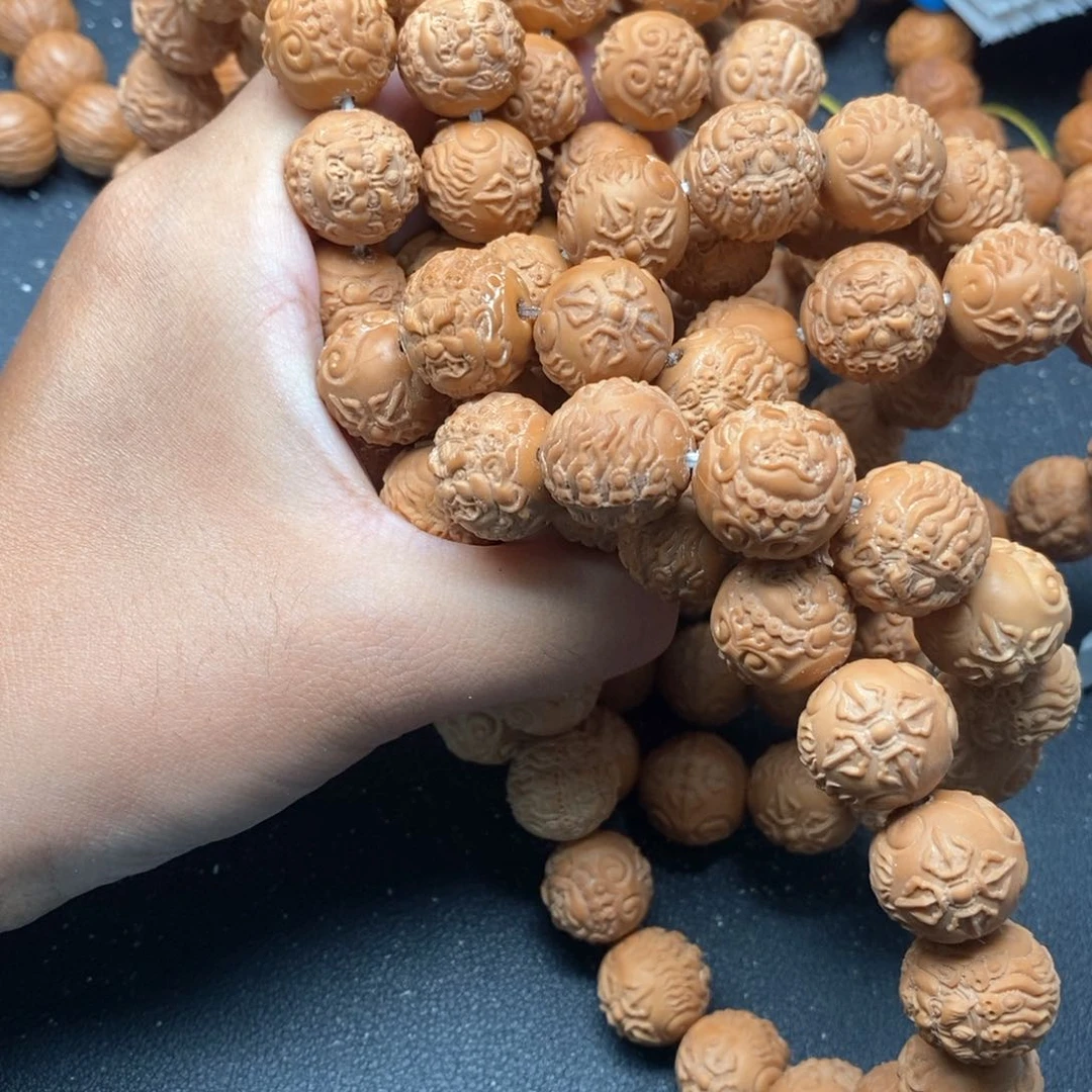 猴头核桃手串1516大黑天牙口