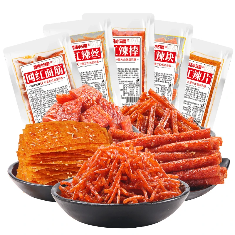 辣条手抓麻辣怀旧零食辣条推荐优品