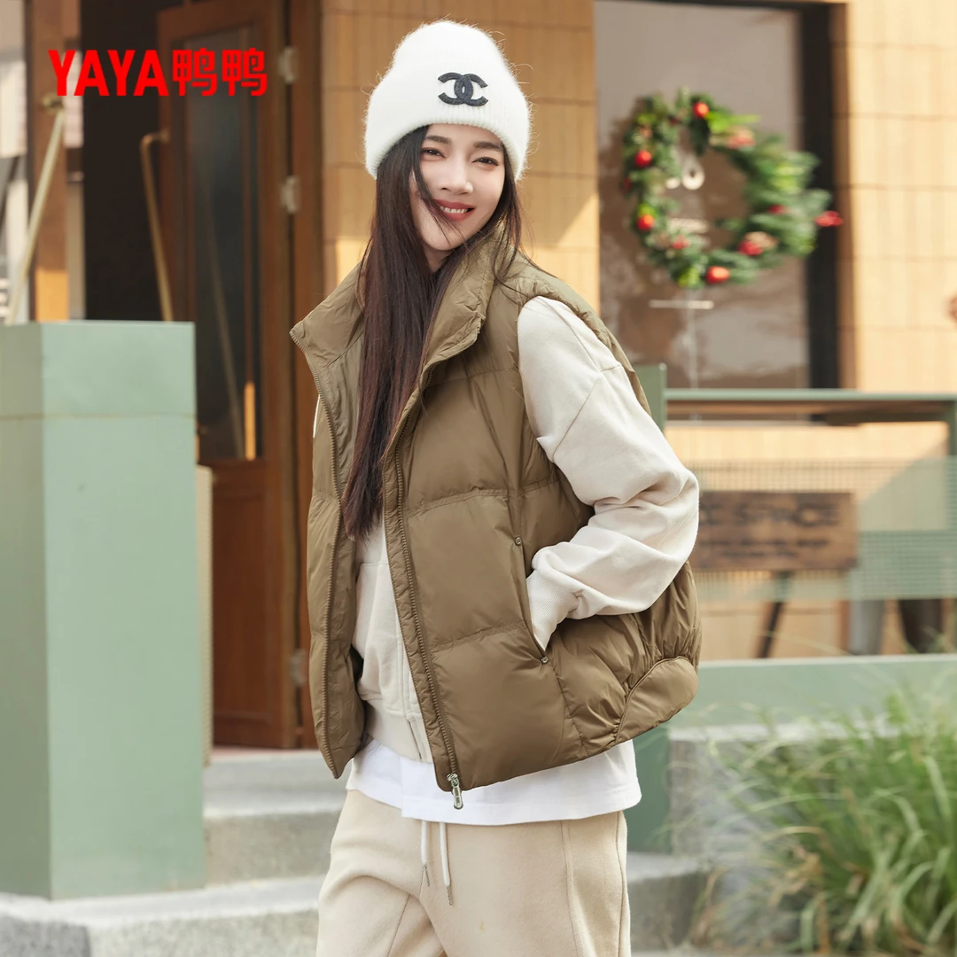 羽绒服女款爆款2025新款正品网红洋气炸街女装YAYA/鸭鸭