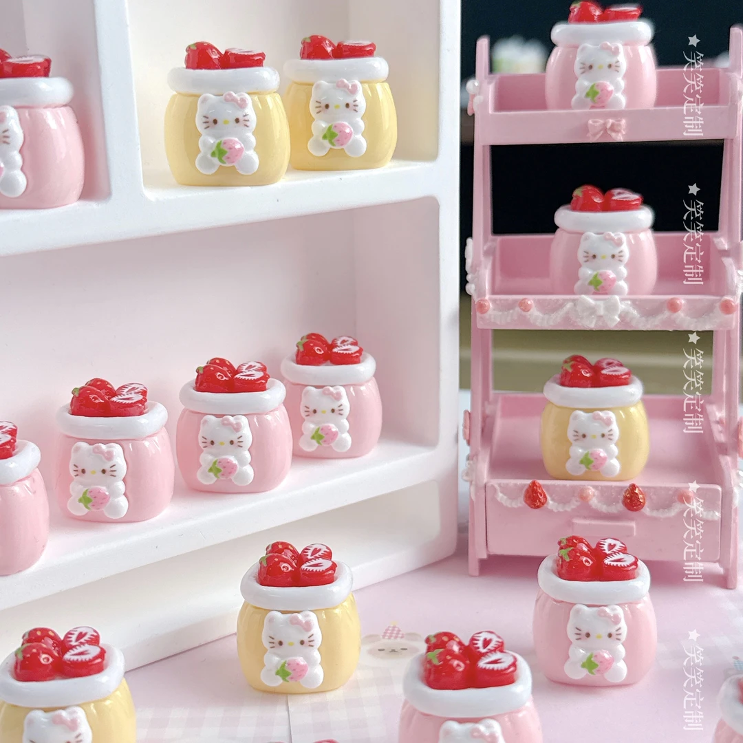 【笑笑定制—一袋草莓KT】diy树脂小饰品/食完/手工摆件