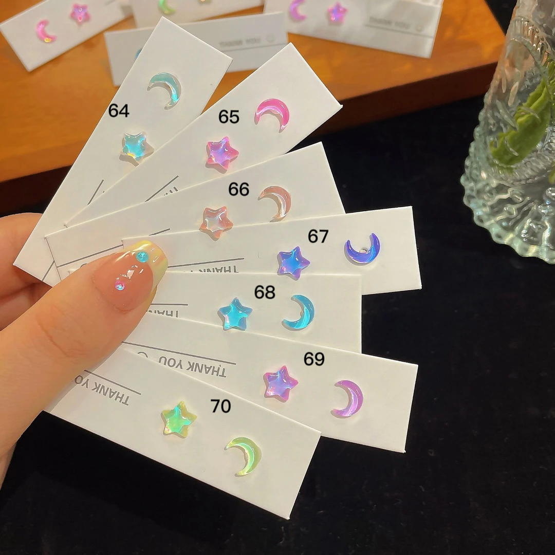 非金属耳饰 莲娜清一饰品小铺 铜合金耳饰 春夏新款百搭耳环