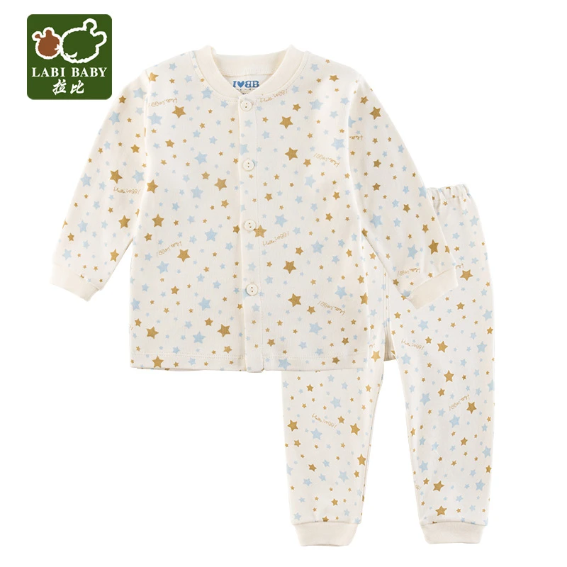 下一代秋冬婴儿内衣套装男女童保暖睡衣套装宝宝长袖家居服