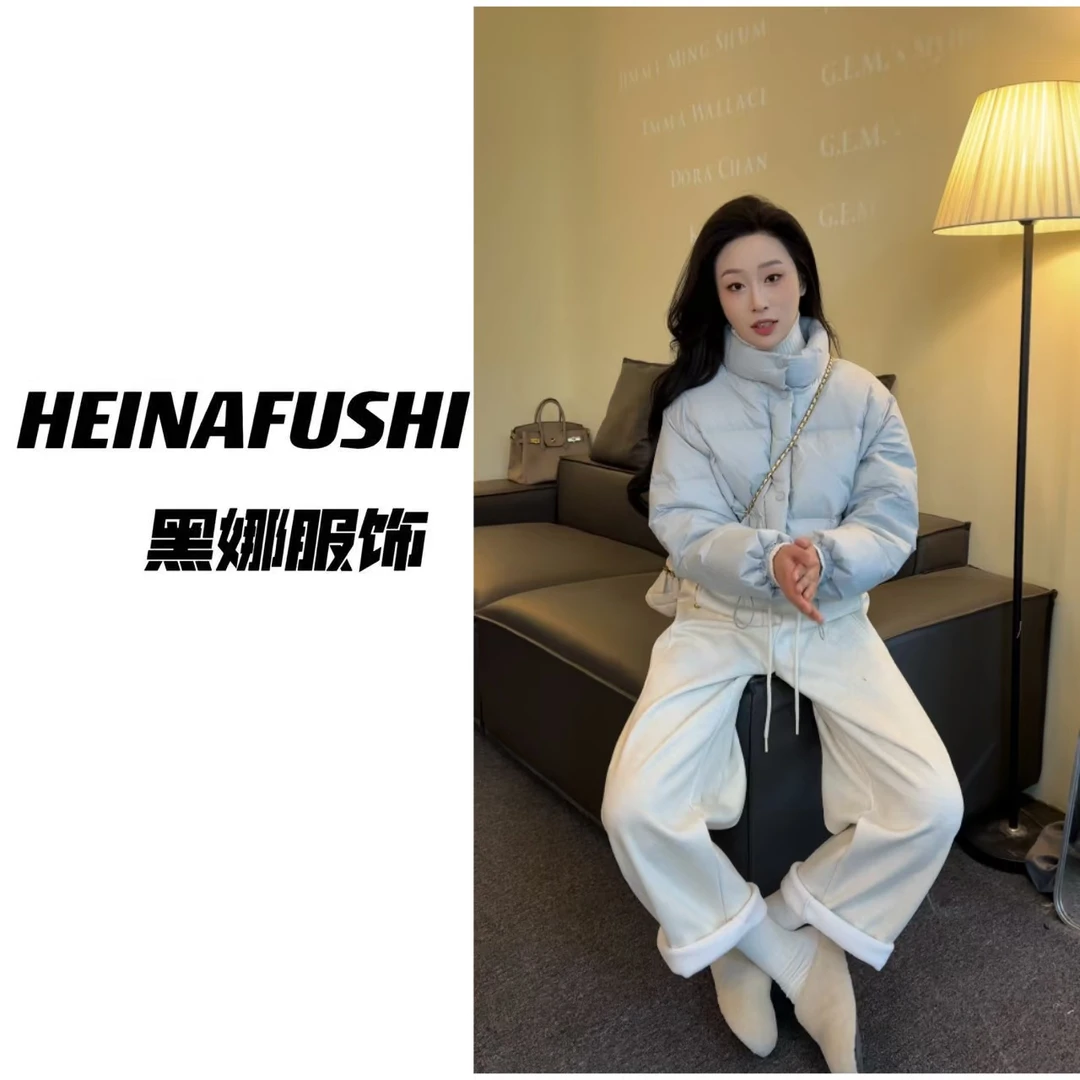 HEINA【羽绒短款外套】韩系短款羽绒外套7080