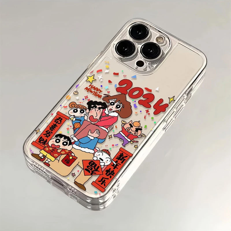 2024小新一家苹果iPhone15/14promax手机壳13/12软11/xs/7/8plus6