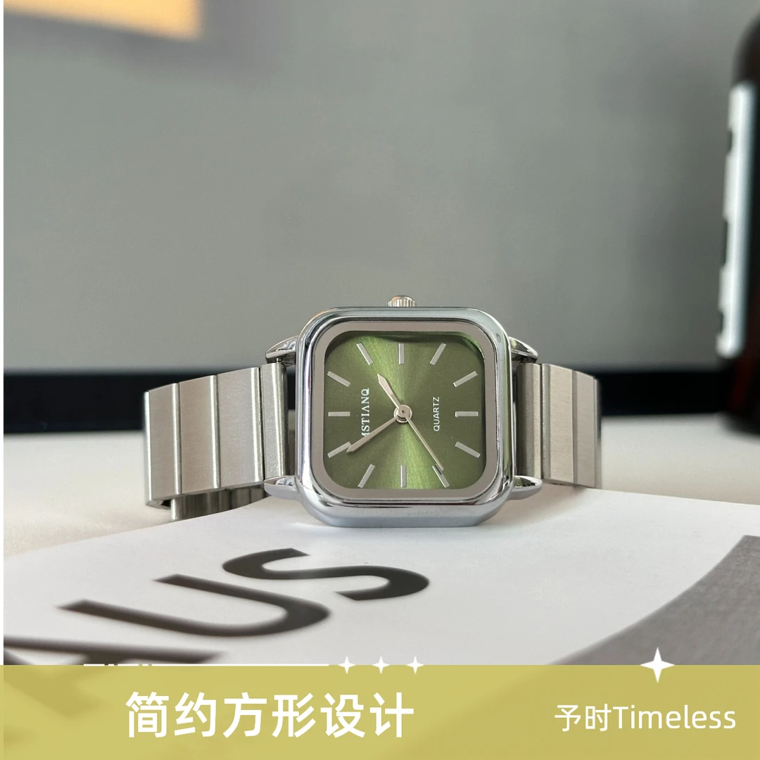 清冷高级小方表韩系气质ins女表简约设计手表女学生ins简约小众