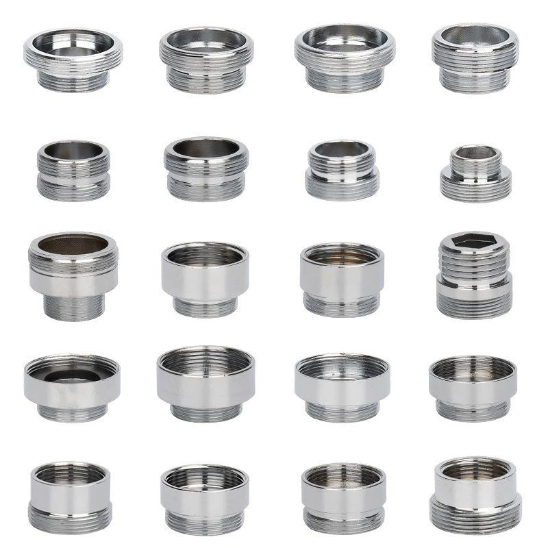 变径4/6分/M20/22/24/28/32mm内外细牙水龙头配件水嘴转换接头铜