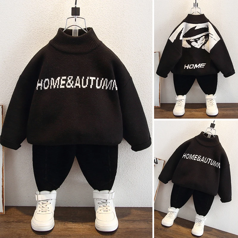 1601-1800儿童外套上衣男童洋气宝宝成人衣服裤子卫衣扣号打底