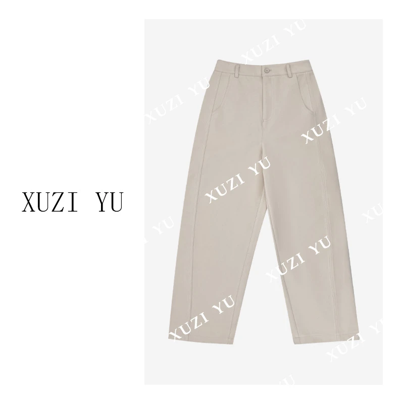 XUZI YU.明线休闲奶奶裤D73-2729