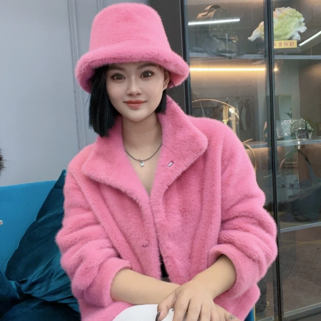 2024时尚百搭简约休闲短款气质冬季保暖短外套202380098