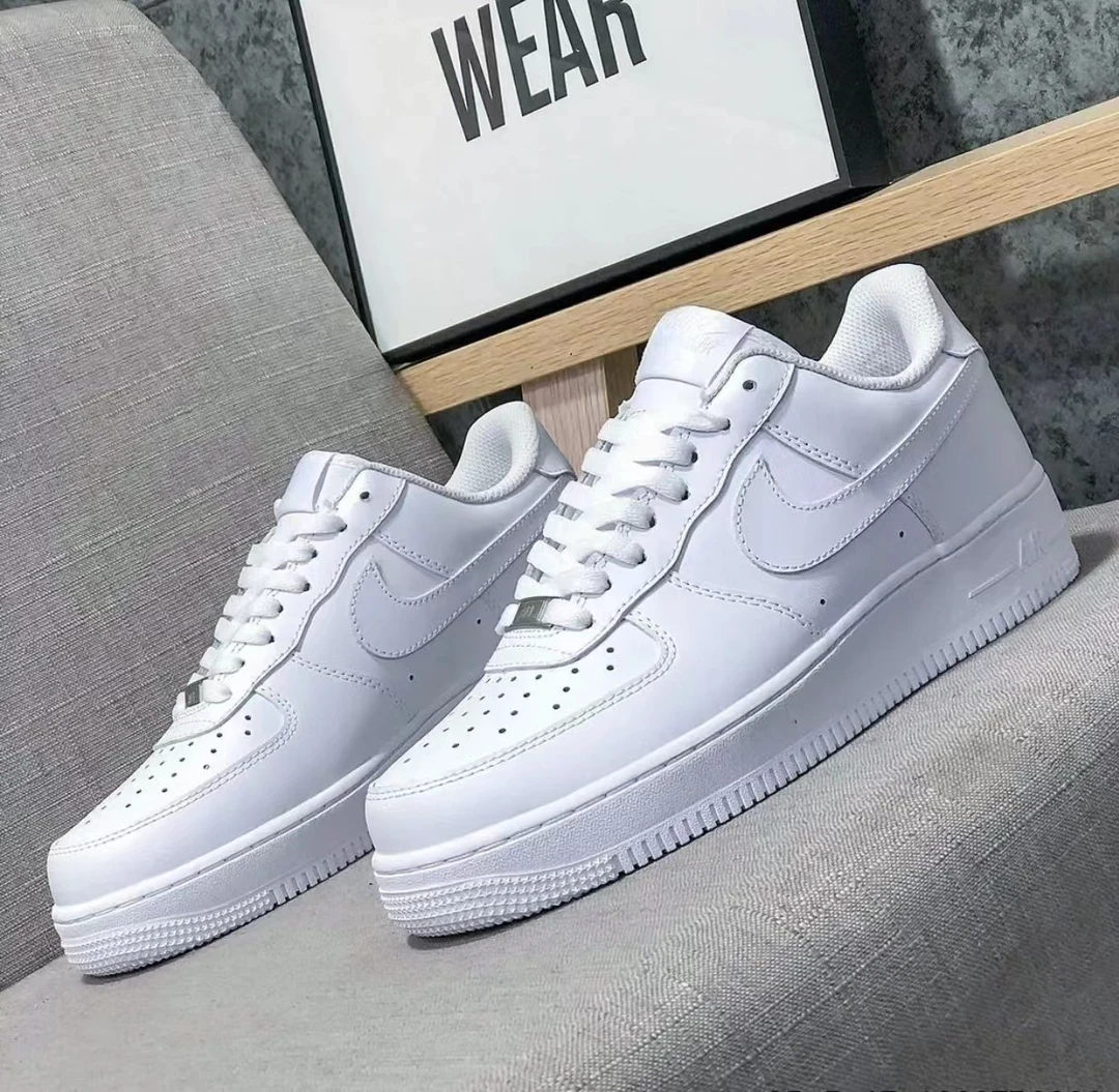 耐克男女鞋 Force 1 空军一号AF1纯白低帮运动休闲板鞋百搭瑜伽鞋